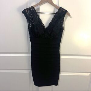 B. Darling Black Lace Top Dress size 3/4